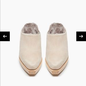 Coclico Kera Shearling clog, size 8